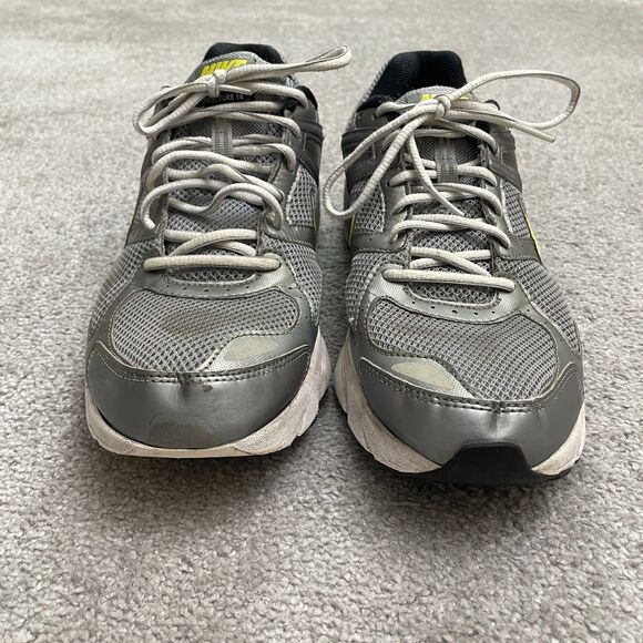 Nike Zoom Flywire Structure 14 Running Shoes Mens 11.5 Silver Gray Athletic Gym - Picture 4 of 16